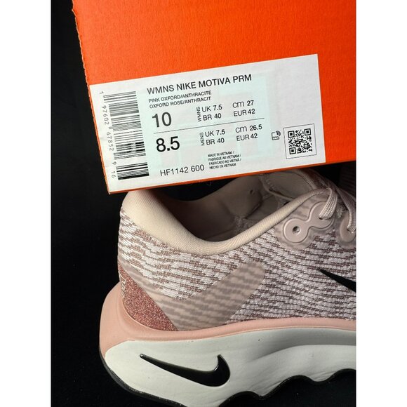 ❤️ H96- SIZE 10 WOMEN'S NIKE MOTIVA PRM PINK/ WHITE HF1142 600 - Picture 11 of 12